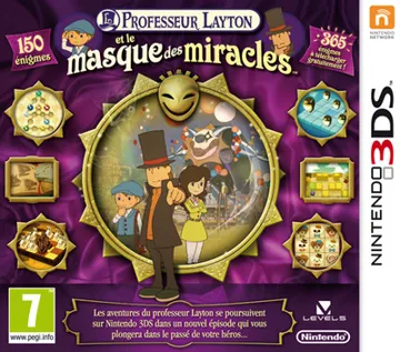 Professeur Layton et le Masque des Miracles (Europe)(Fr) box cover front